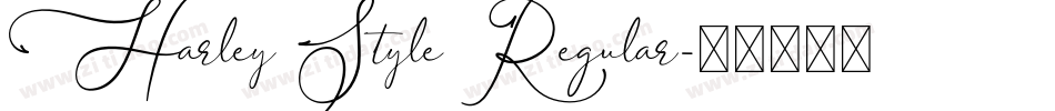 Harley Style Regular字体转换